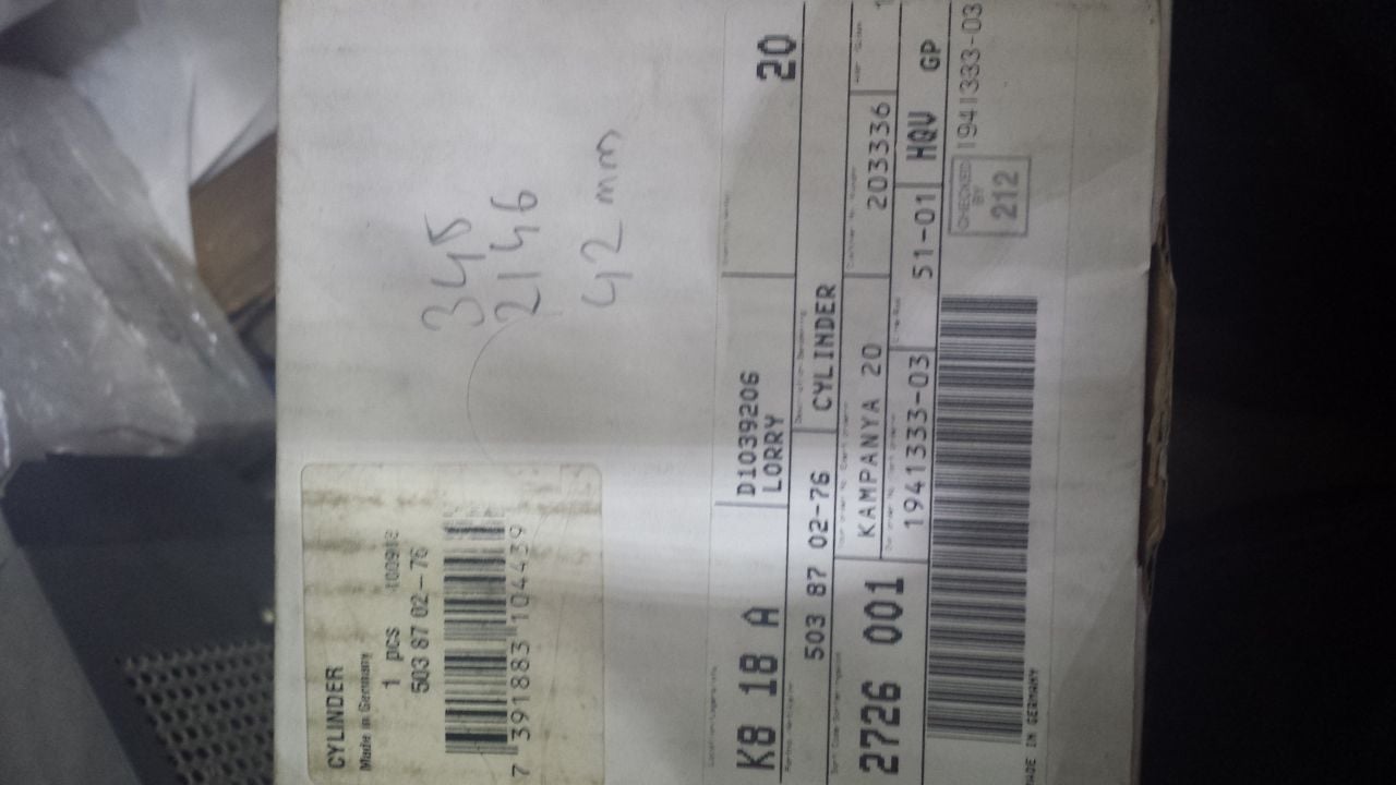 SİLİNDİR PİSTON 345 2145 42 MM